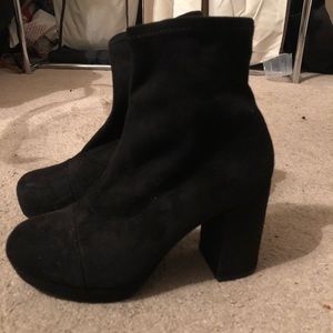 Black Heeled booties!